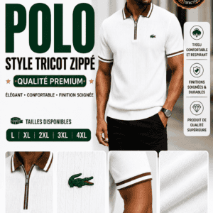 Polo Lacoste Blanc