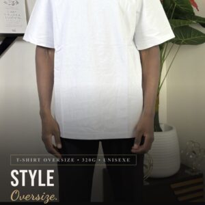 T-shirt Oversize Blanc – Coupe large