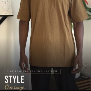 T-shirt Oversize Marron – Coupe large
