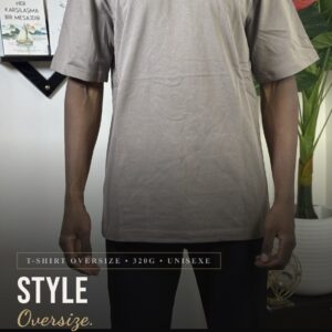 T-shirt Oversize Grise – Coupe large