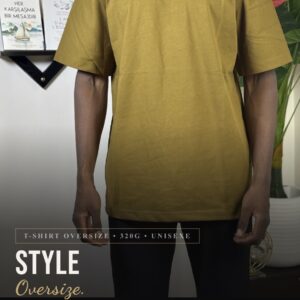 T-shirt Oversize Vert armée – Coupe large