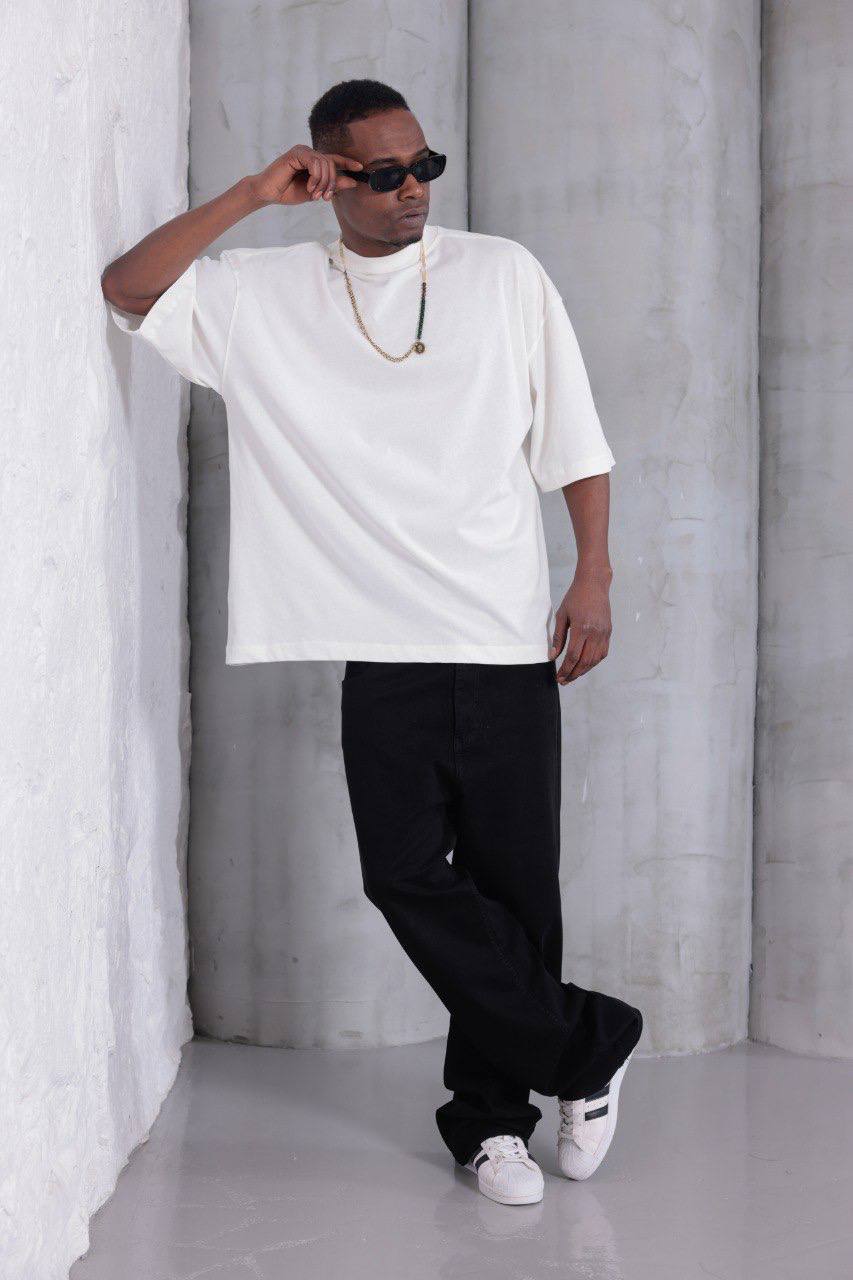T-shirt Oversize Blanc – Coupe large