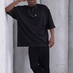 T-shirt Oversize Noir – Coupe large
