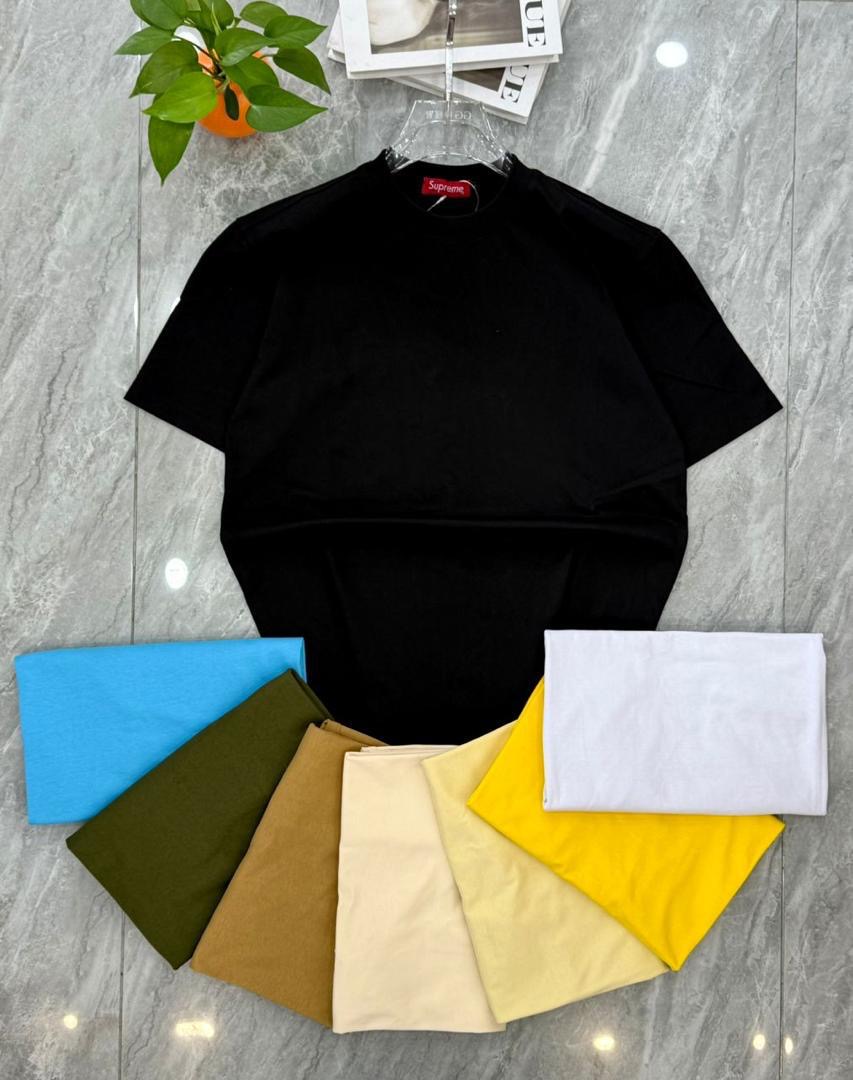 T-shirt Oversize Moutarde – Coupe large – Image 2